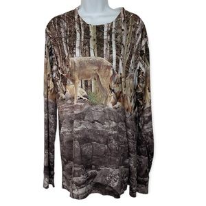 Get A Life Long Sleeve Silky Wolf Shirt